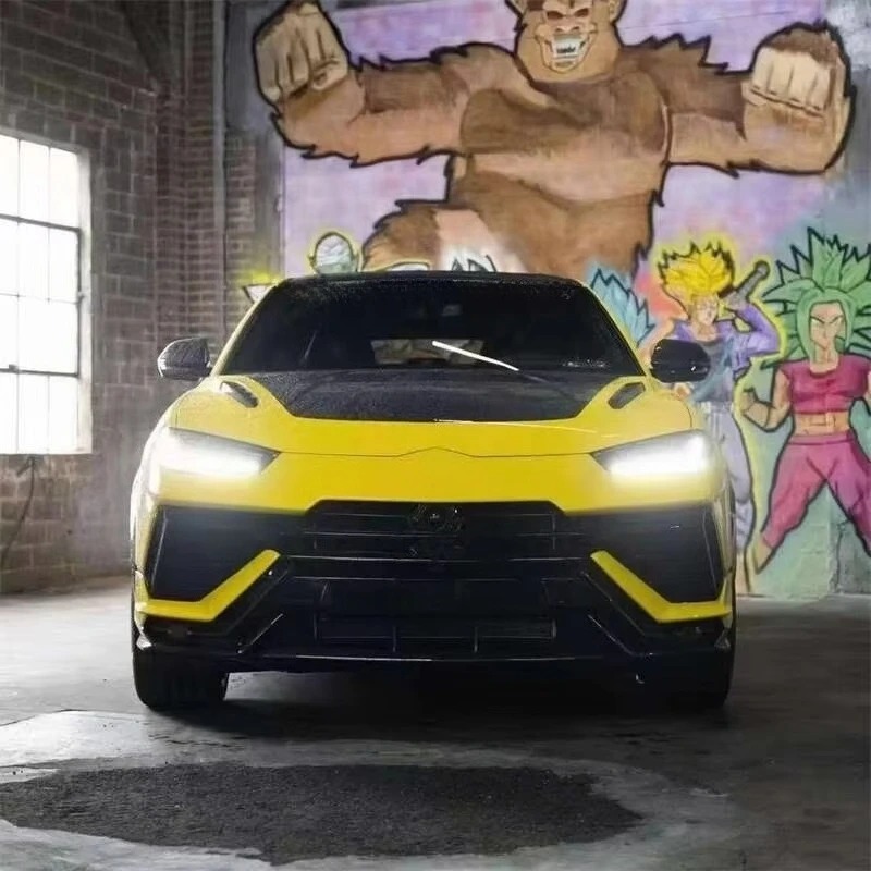 Dry Carbon Fiber Body Bumper Kit for URUS Performance OEM Style Carbon Fiber Front Lip Rear Diffuser